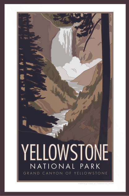 Yellowstone Grand Canyon - Poster