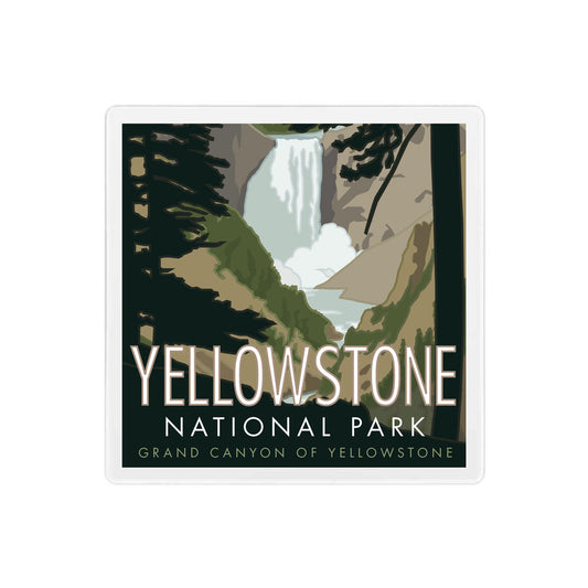 Yellowstone Grand Canyon Coaster - 4" x 4" Coaster