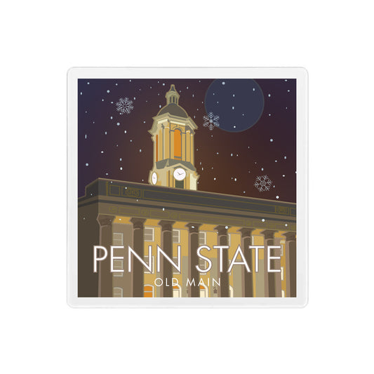 Penn State Old Main Campus Coaster - 4" x 4" Coaster