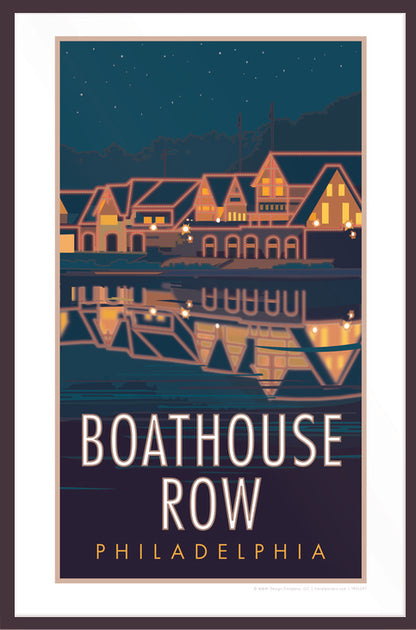 Boat House Row - Poster