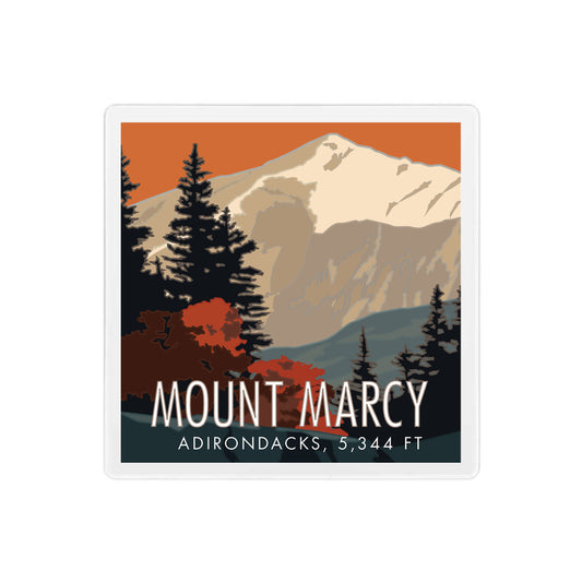 Mount Marcy, New York Coaster - 4" x 4" Sandstone Coaster