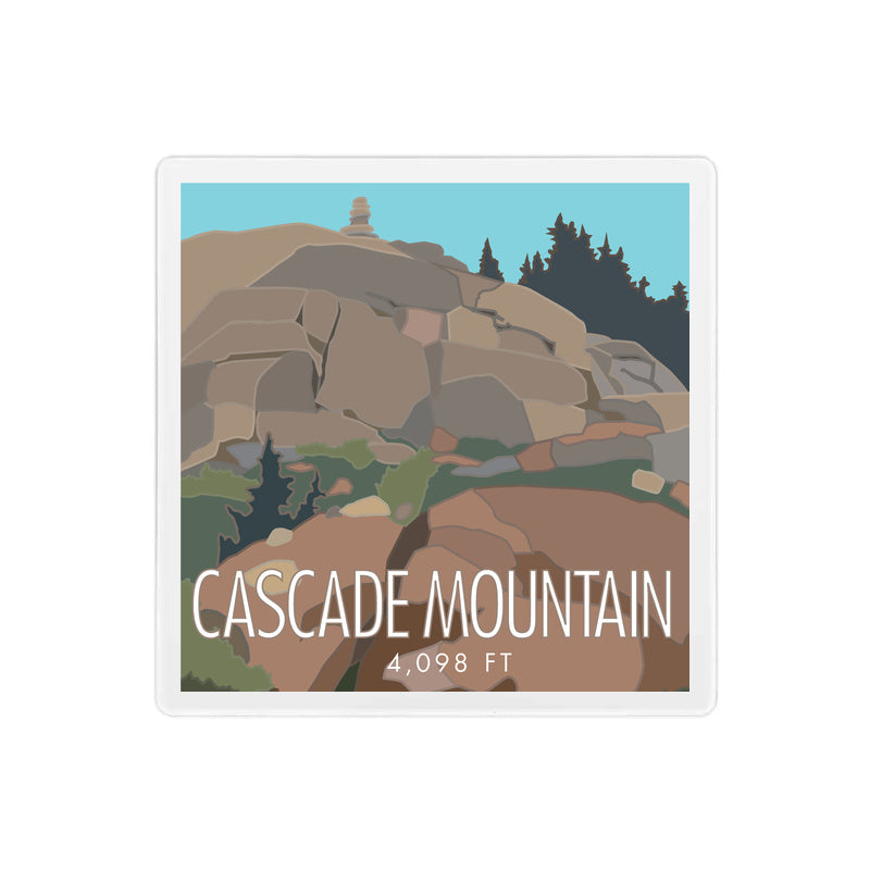 Cascade Mountain   Coaster - 4" x 4" Sandstone Coaster