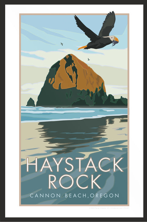 Haystack Rock Oregon - Poster