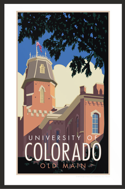 Old Main Colorado - Poster