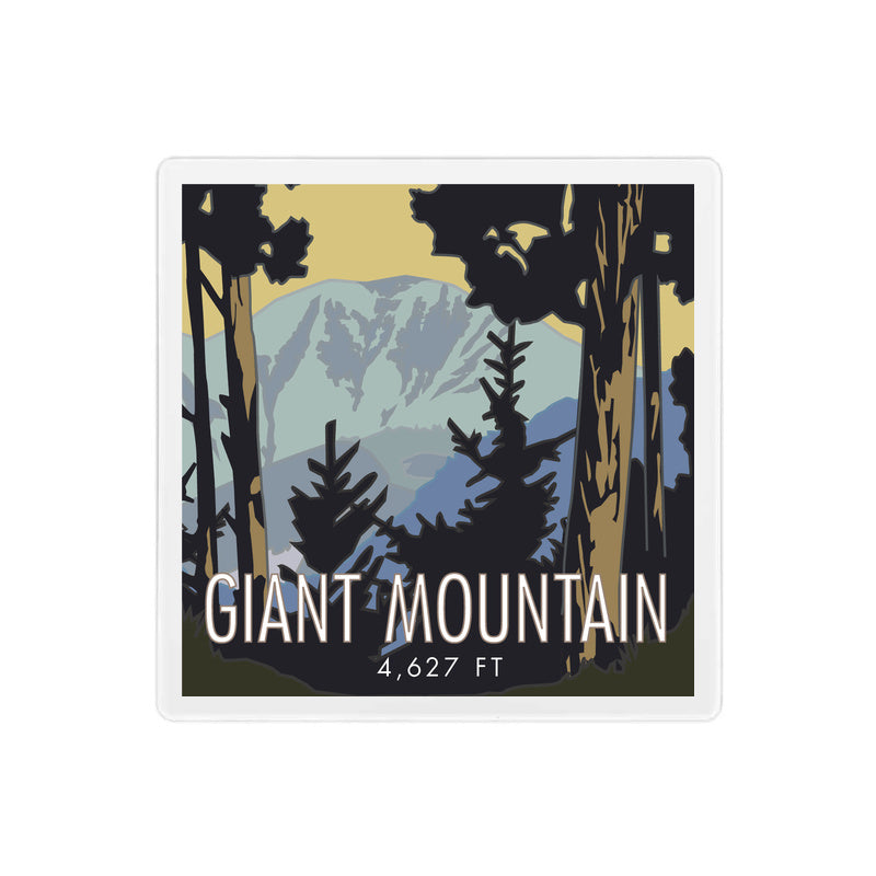 Giant Mountain Coaster - 4" x 4" Sandstone Coaster