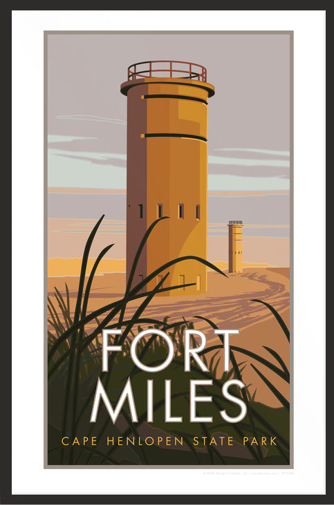 Cape Henlopen State Park - Poster