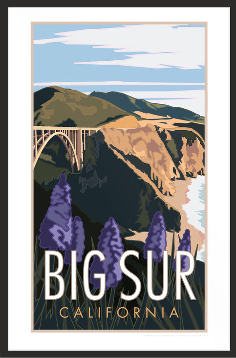 Big Sur Bixby Bridge - Poster