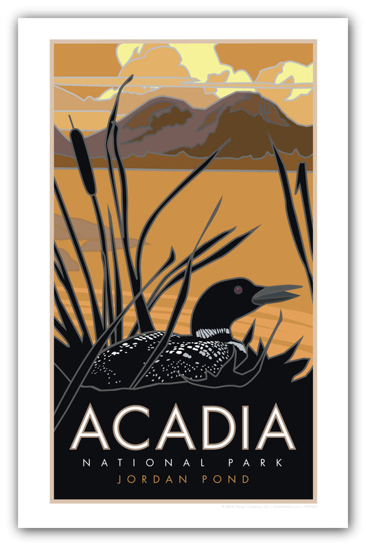 Acadia National Park, Jordan Pond, Maine - Poster