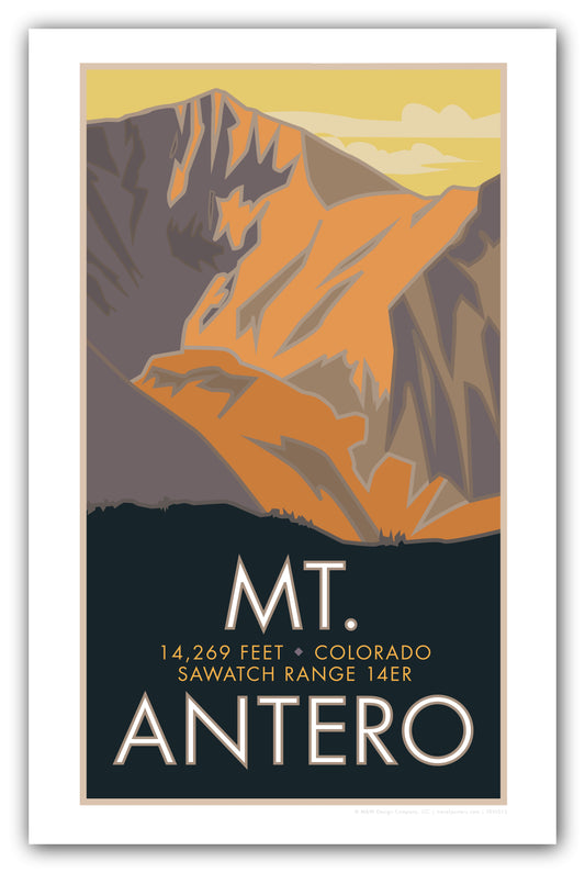 Mt. Antero, Colorado - Colorado 14er - Poster