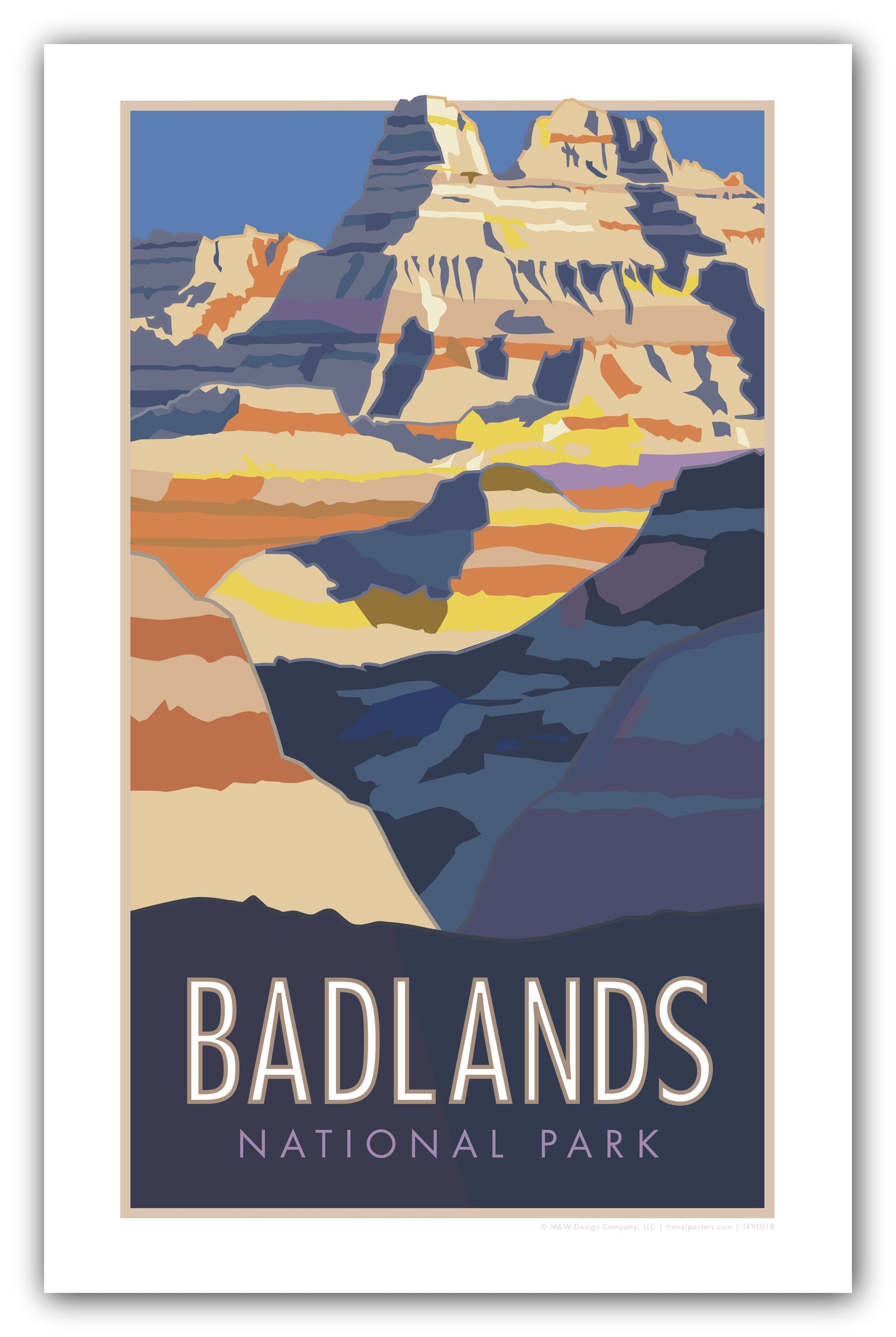 Badlands National Park - Poster
