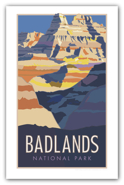Badlands National Park - Poster