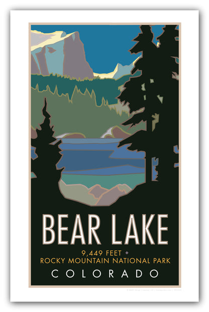 Bear Lake #1, Rocky Mountain National Park, Colorado - Poster