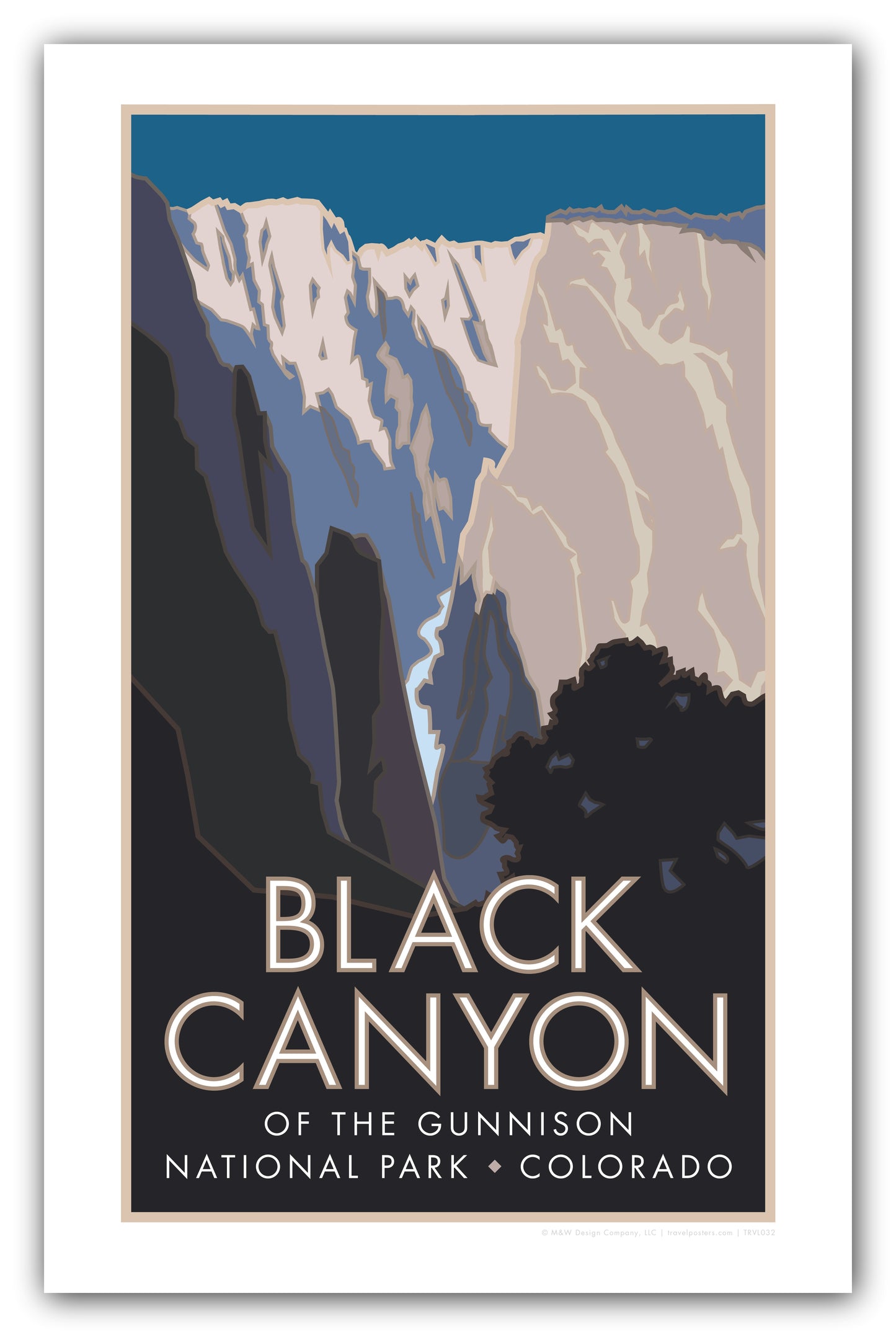 Black Canyon of the Gunnison National Monument, Colorado - Poster