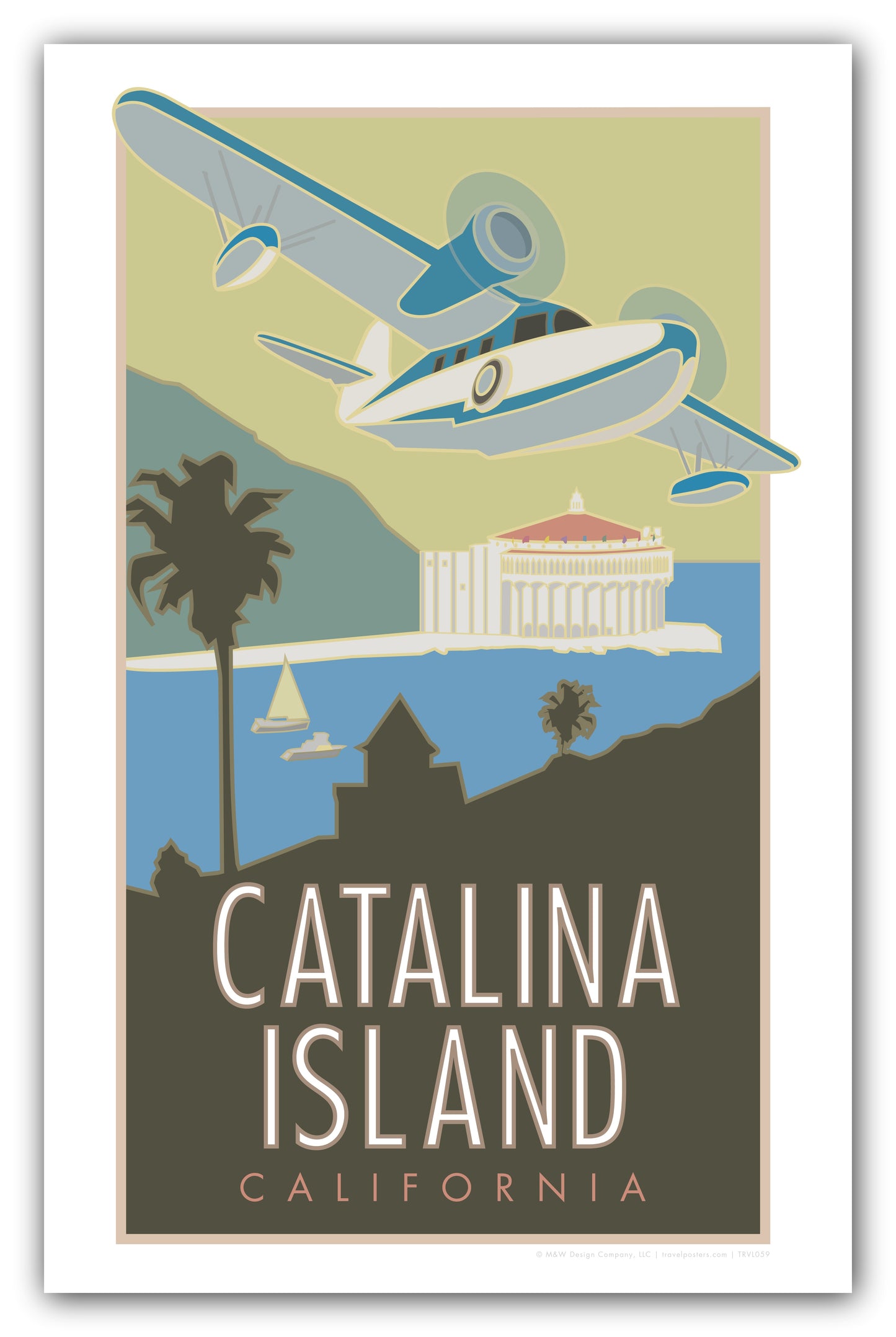 Catalina Island, California - Poster