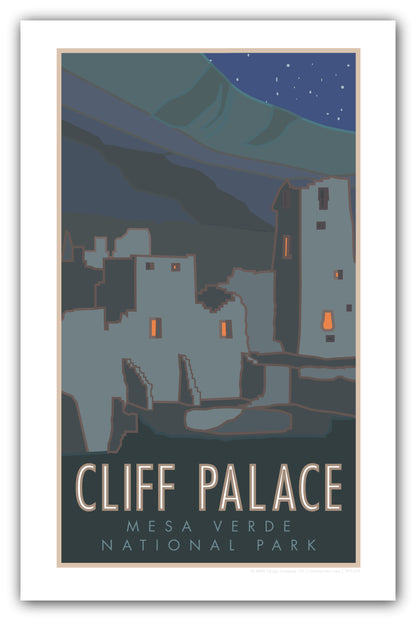 Cliff Palace, Mesa Verde National Park, Colorado - Poster