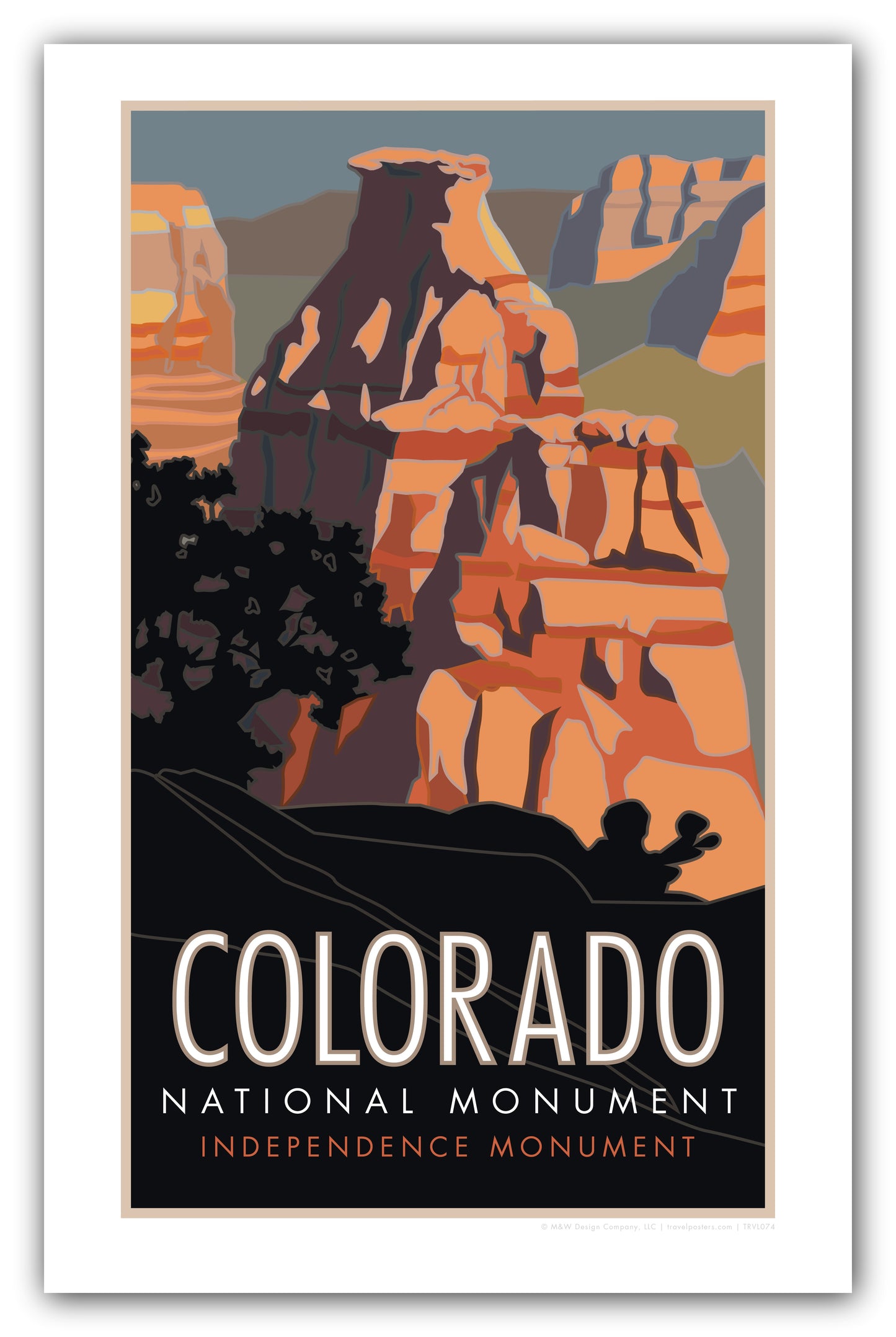 Colorado National Monument #2 (Independence Monument) - Poster