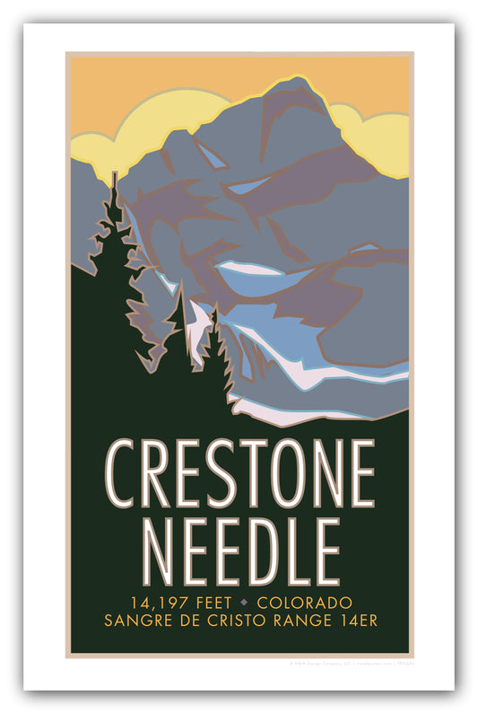 Crestone Needle, Colorado - Colorado 14er - Poster