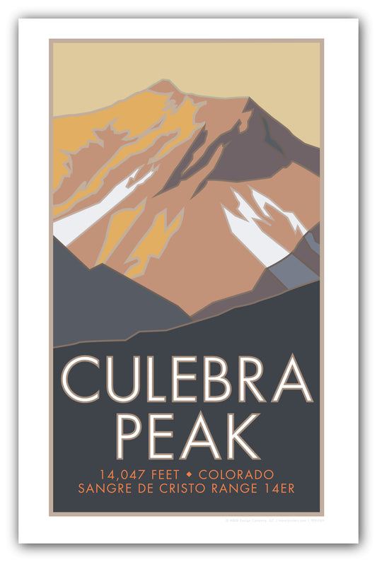 Culebra Peak, Colorado - Colorado 14er - Poster