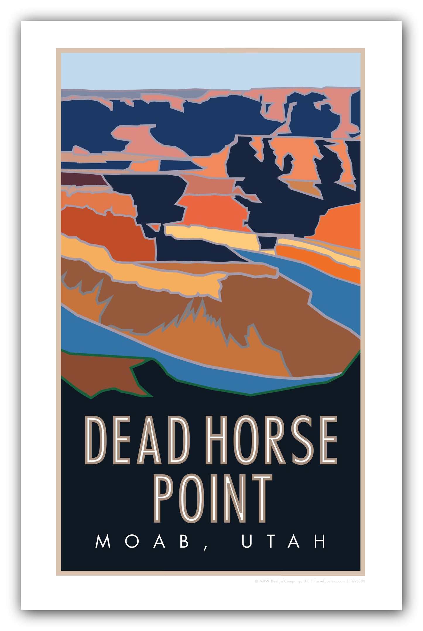 Dead Horse Point, Utah - Poster