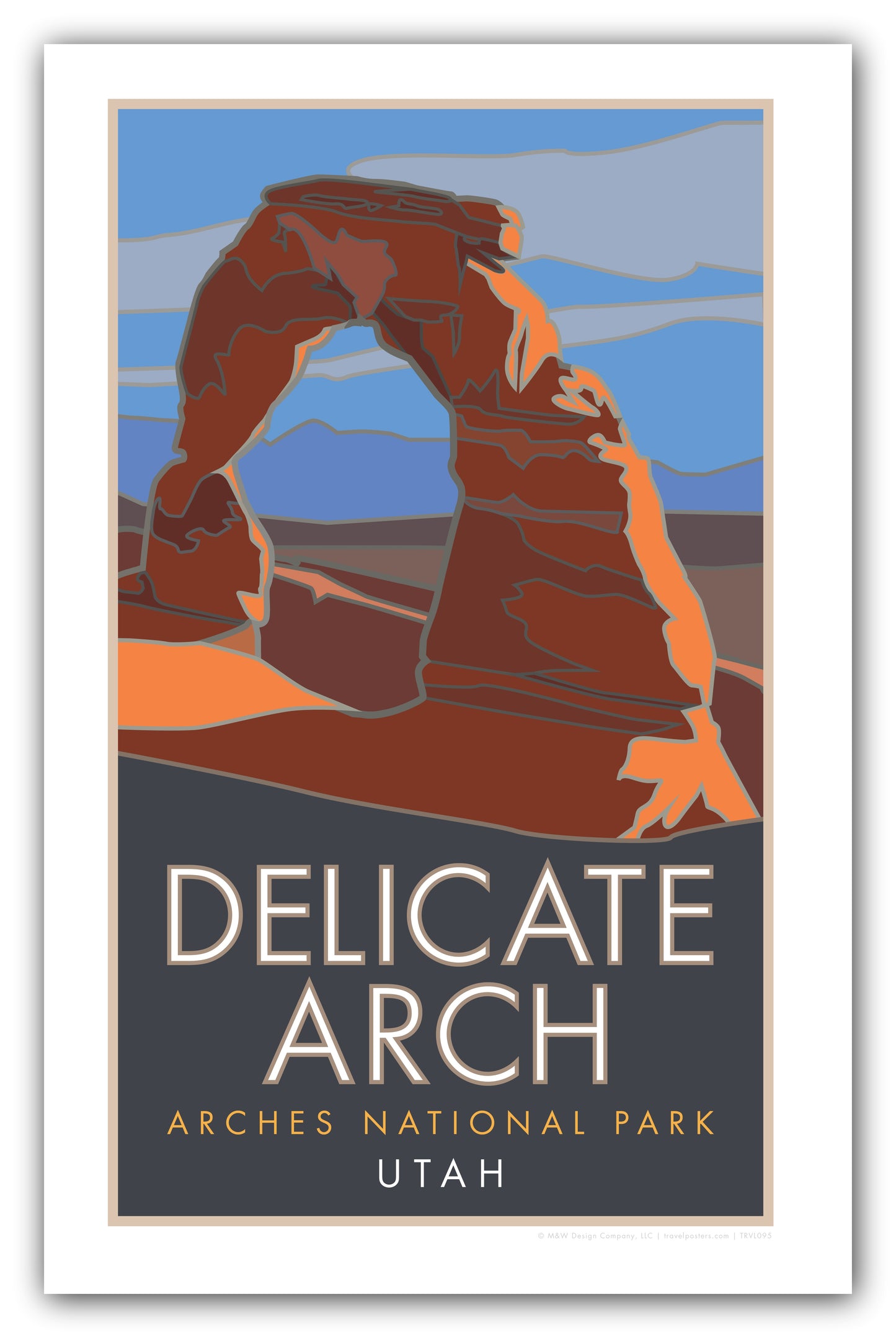 Delicate Arch, Arches National Park, Utah - Poster
