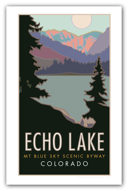 Echo Lake, Colorado - Poster