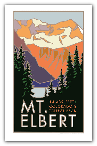 Mt. Elbert, Colorado - Colorado 14er - Poster