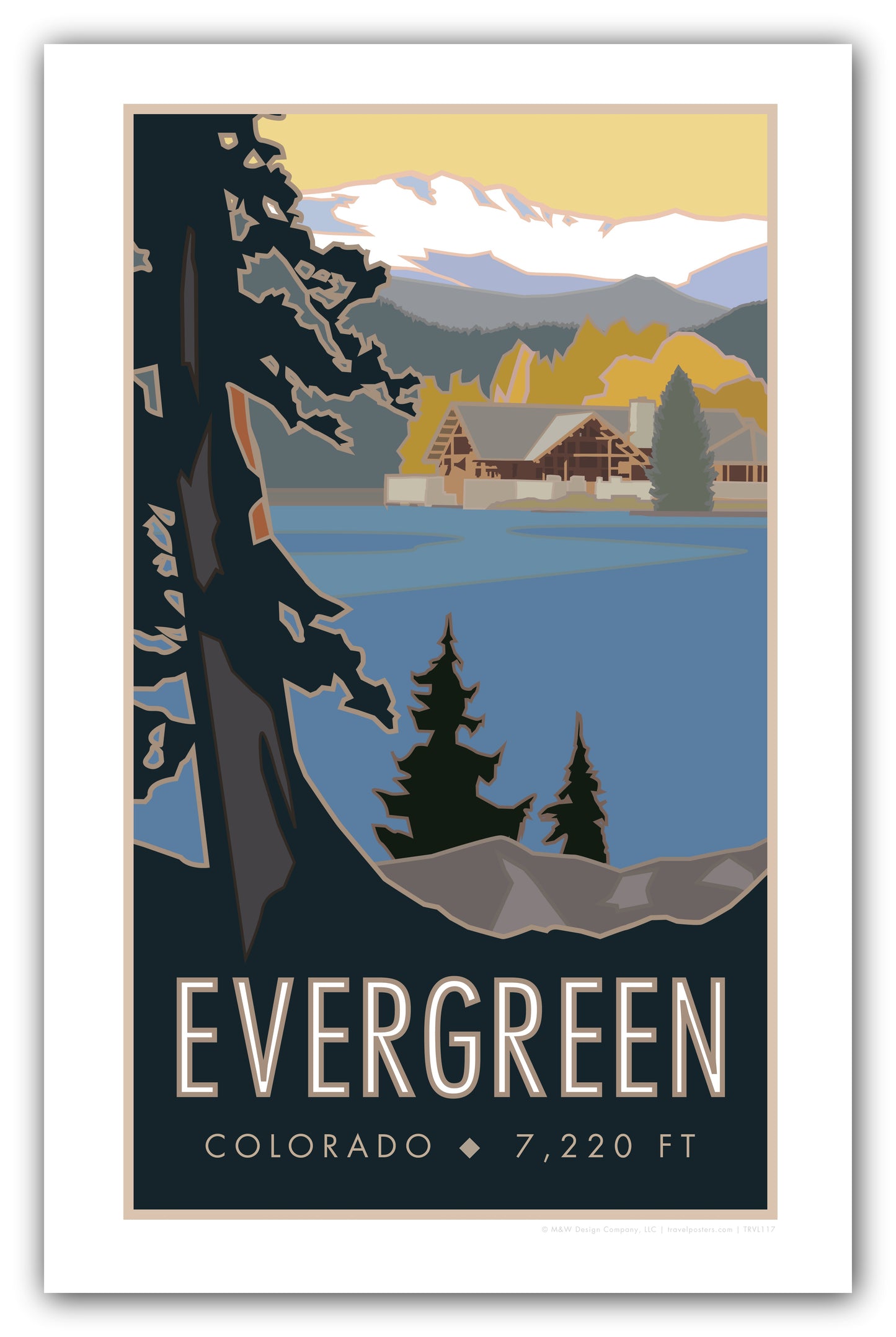 Evergreen, Colorado - Poster