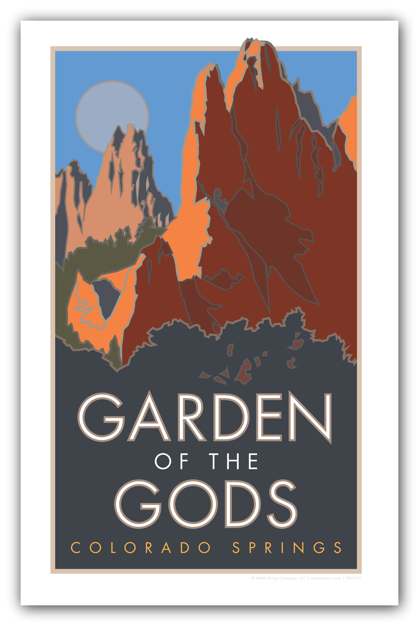 Garden of the Gods, Colorado - Poster