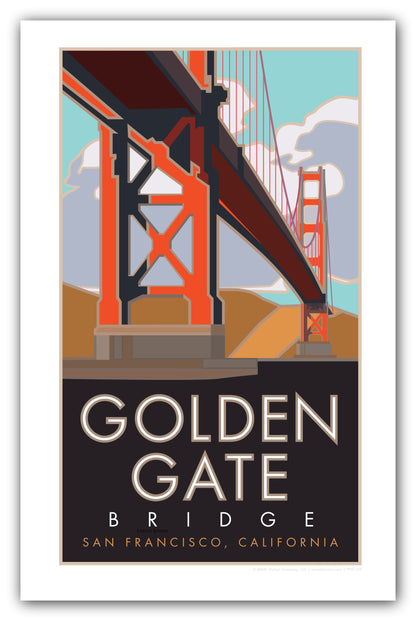 Golden Gate Bridge 1, San Francisco, California - Poster