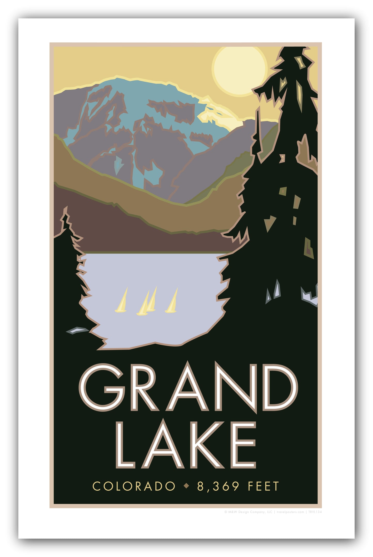 Grand Lake, Colorado - Poster