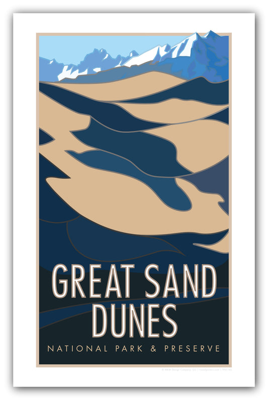 Great Sand Dunes National Park, Colorado - Poster
