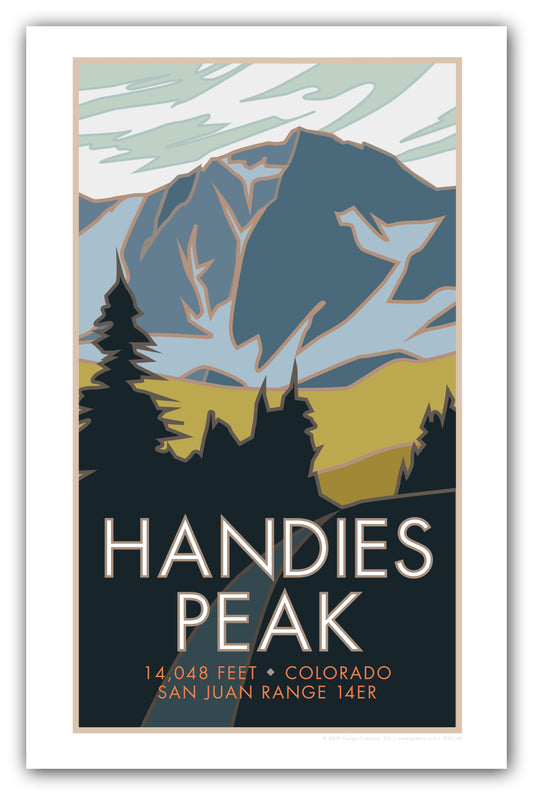 Handies Peak, Colorado - Colorado 14er - Poster