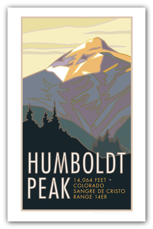 Humboldt Peak, Colorado - Colorado 14er - Poster
