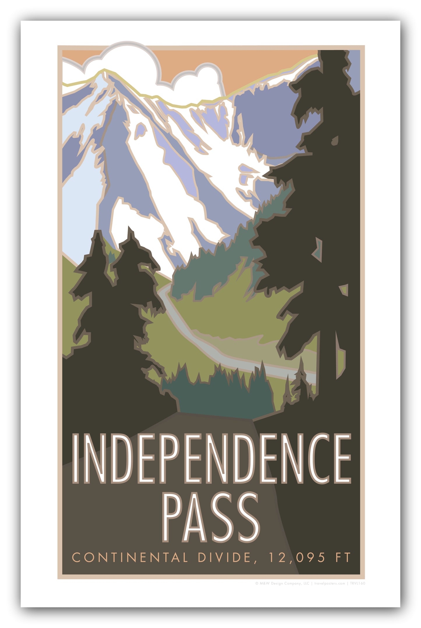 Independence Pass, Colorado - Poster