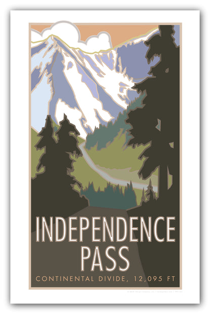 Independence Pass, Colorado - Poster