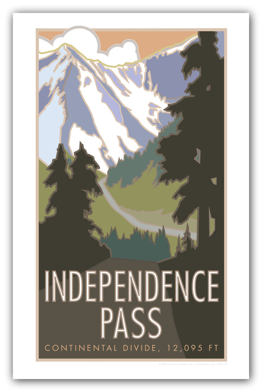 Independence Pass, Colorado - Poster