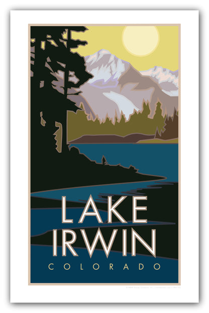 Lake Irwin, Colorado - Poster
