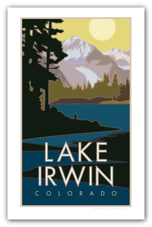 Lake Irwin, Colorado - Poster