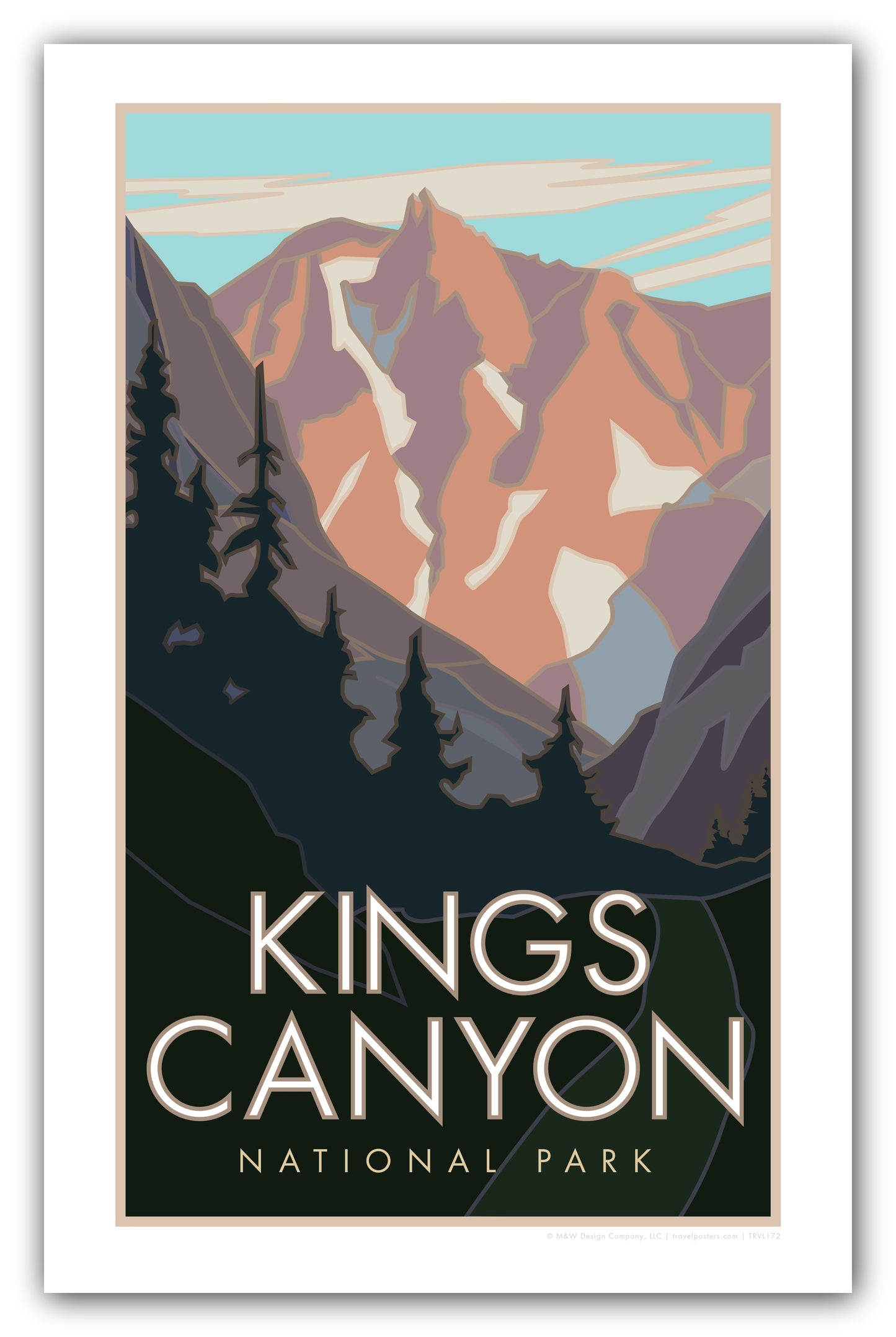Kings Canyon National Park, California - Poster