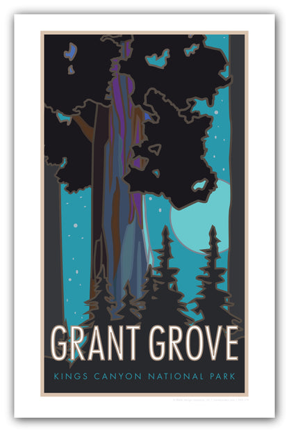 Kings Canyon National Park, Grant Grove, California - Poster