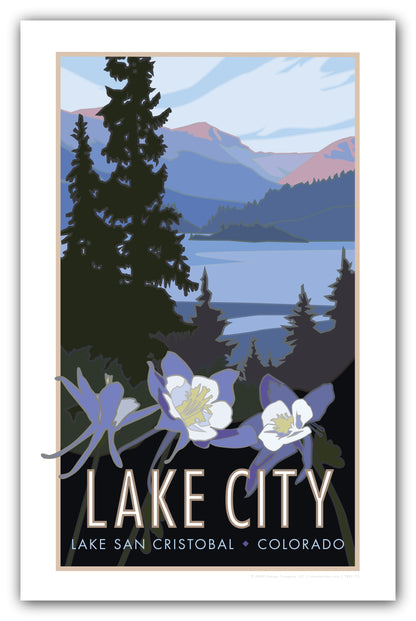 Lake City, Colorado - Poster