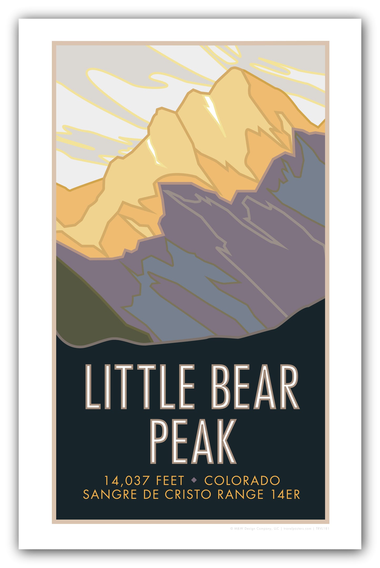 Little Bear Peak, Colorado - Colorado 14er - Poster