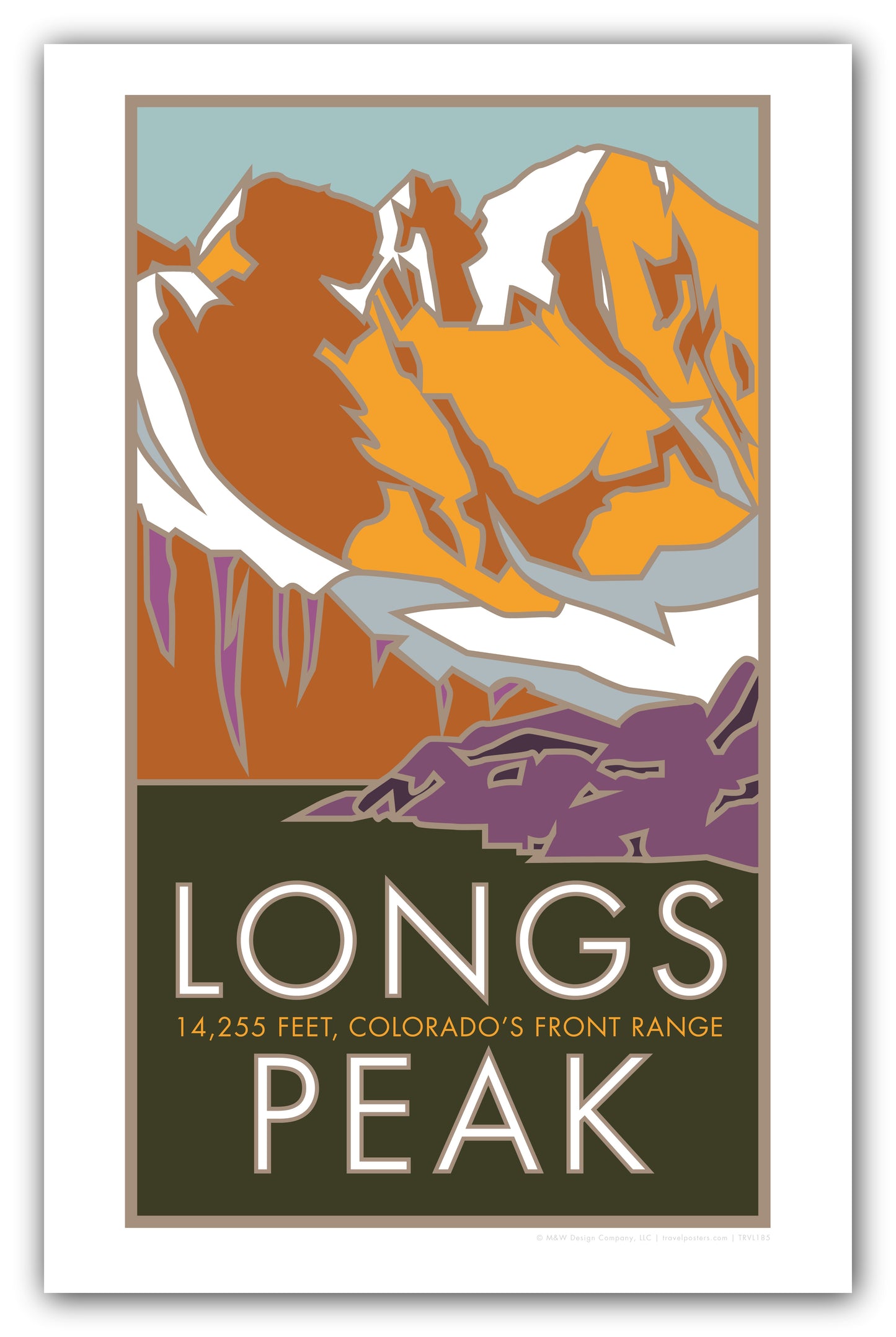 Longs Peak 1, Colorado - Colorado 14er - Poster