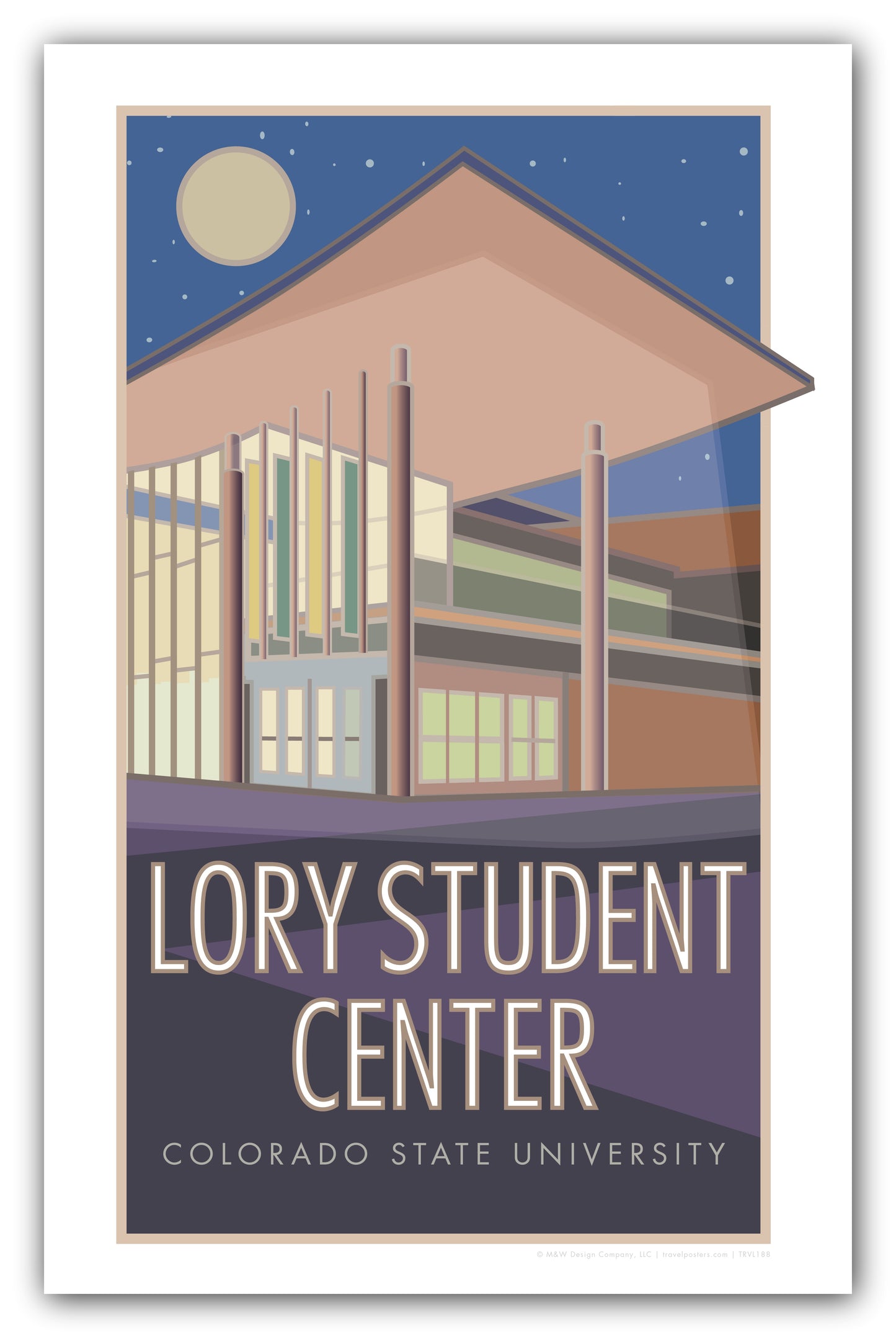 Lory Student Center (CSU) Colorado - Poster