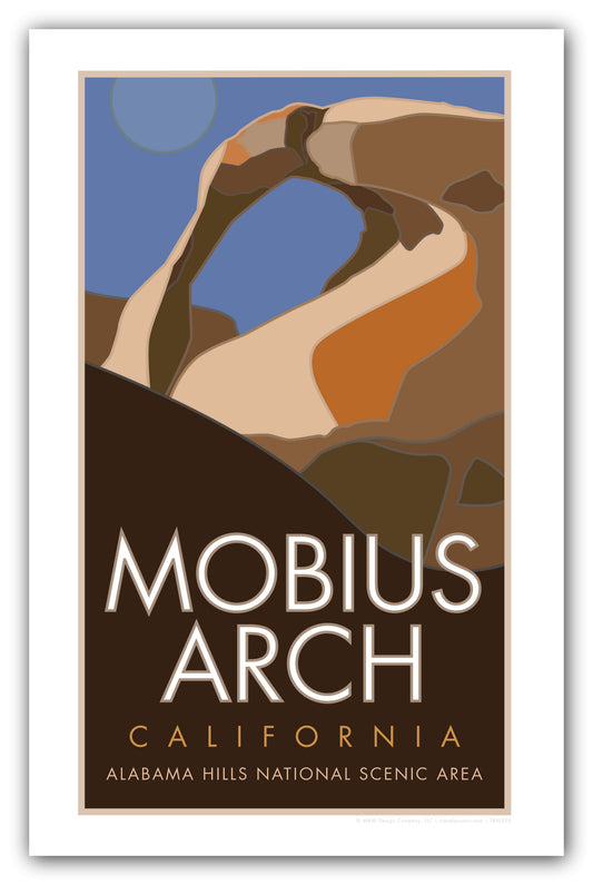 Mobius Arch (Alabama Hills NSA), California - Poster