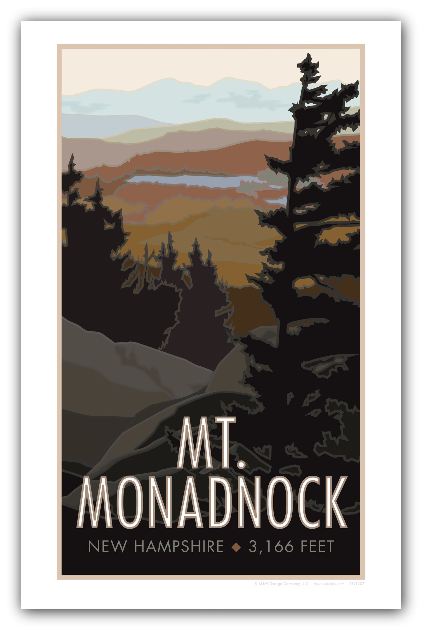 Mt. Monadnock, New Hampshire - Poster