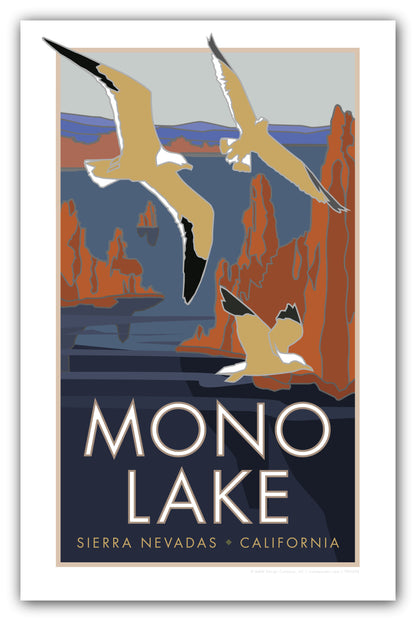 Mono Lake, Sierra Nevadas - California - Poster