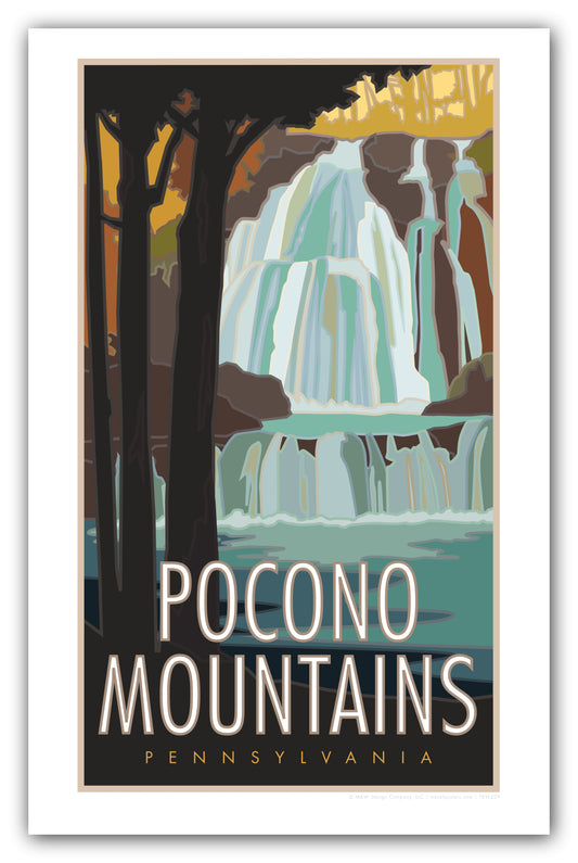 Pocono Mountains, Pennsylvania - Poster