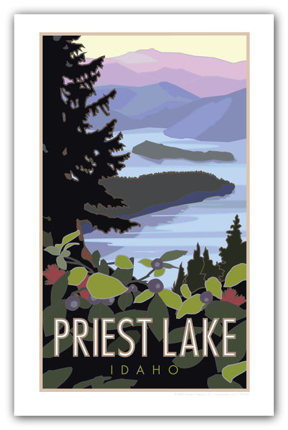Priest Lake, Idaho - Poster