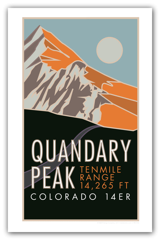 Quandary Peak, Colorado - Colorado 14er - Poster
